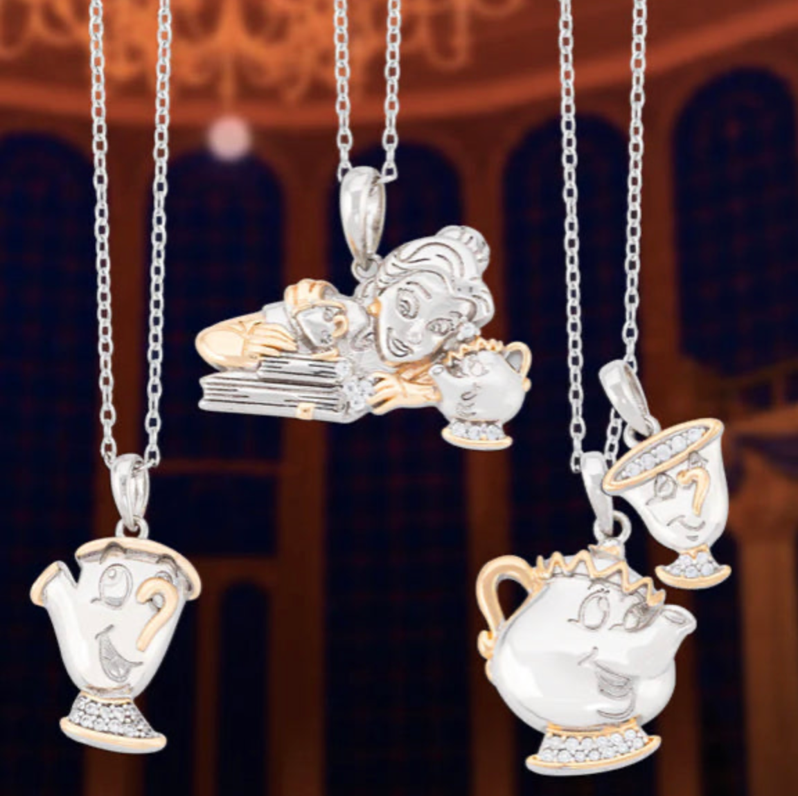 【 現貨 】迪士尼美女與野獸貝兒公主限量香薰蠟燭+首飾套裝 Candle Jewelry Set