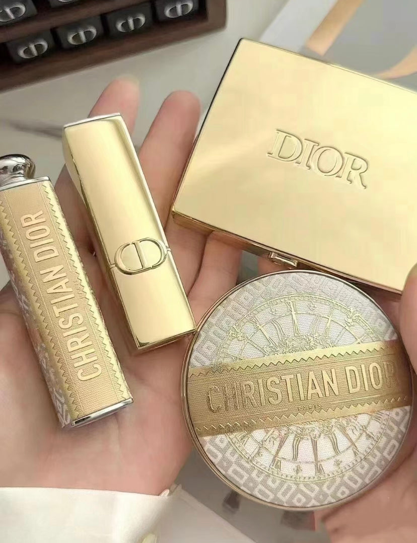 【 現貨 】Dior聖誕限定 限量舞會系列 - Dior聖誕唇膏殼金殼