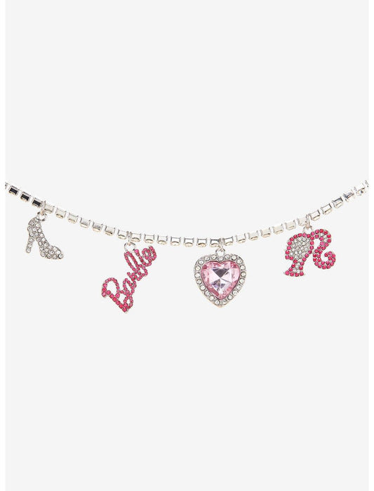 【 現貨 】Barbie 限量Y2K粉紅色閃石手鏈 Bracelet