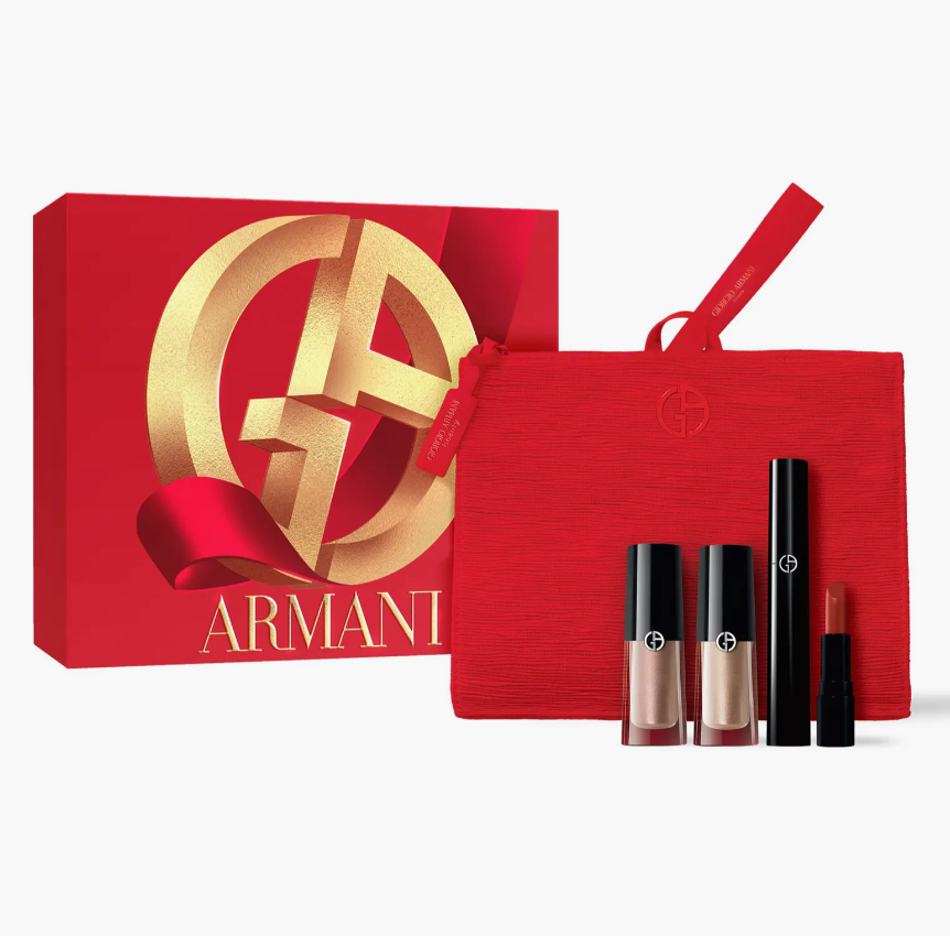 【 現貨 】ARMANI 限量Full Size 4件眼唇套裝 Gift Set Limited Edition