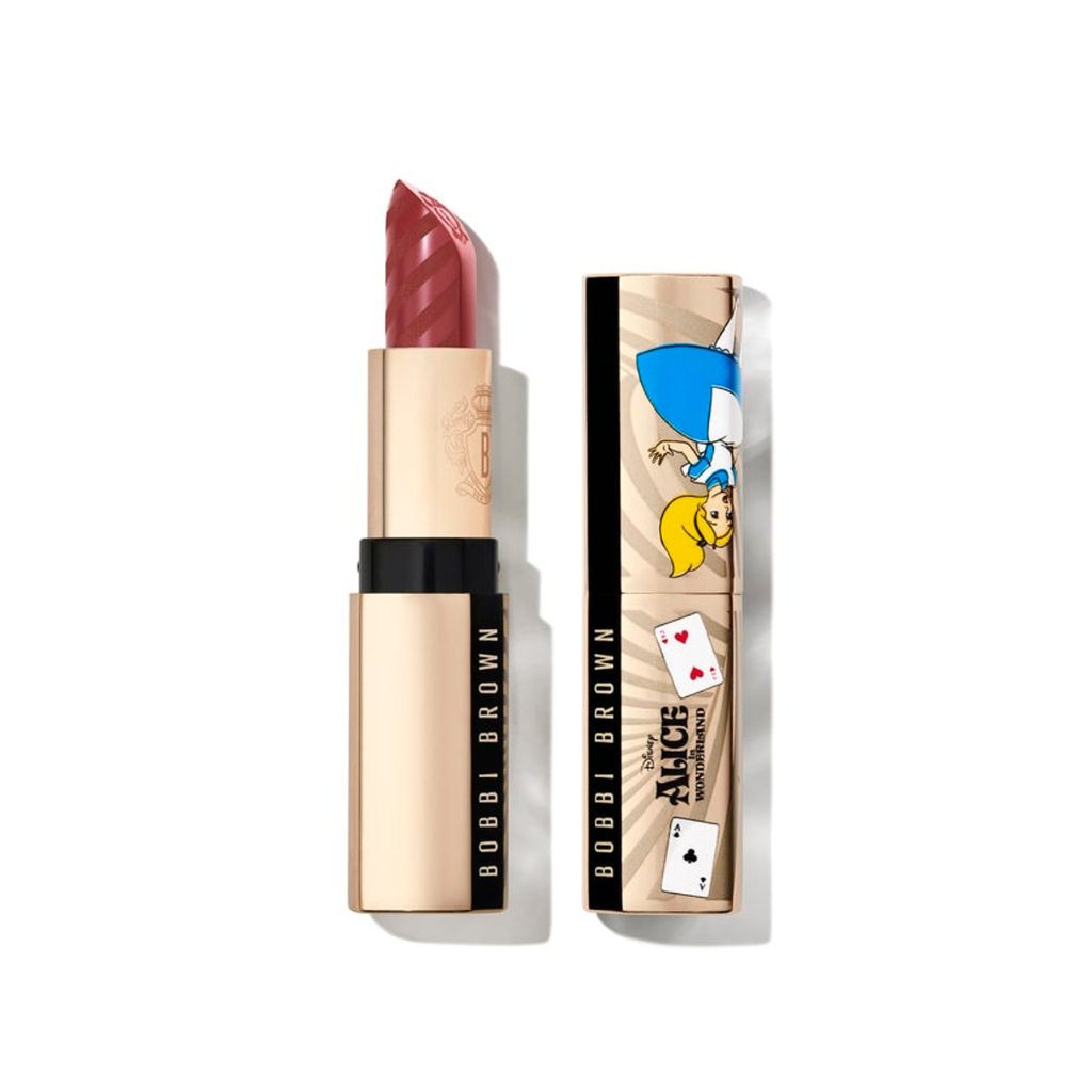 【 現貨 】芭比波朗 限量愛麗絲夢遊仙境唇膏 Alice in wonderland lipstick  - 赤茶酒紅#04