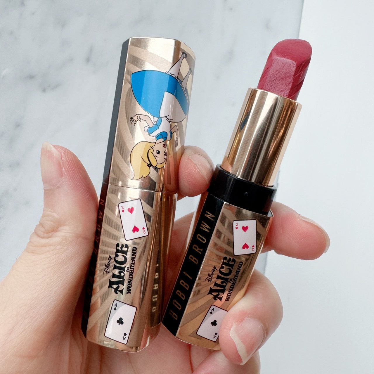 【 現貨 】芭比波朗 限量愛麗絲夢遊仙境唇膏 Alice in wonderland lipstick  - 赤茶酒紅#04