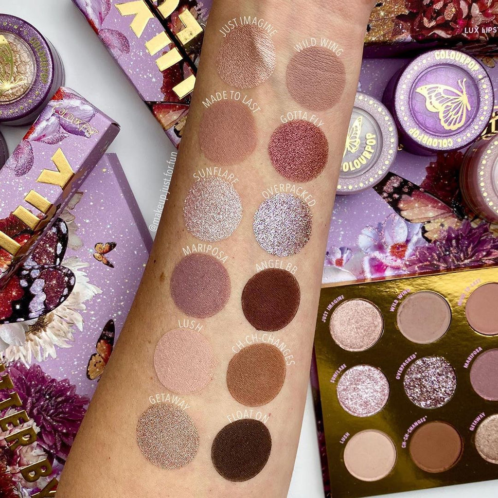 【 現貨 】芋奶咖啡眼影盤 FLUTTER BY Eyeshadow palette