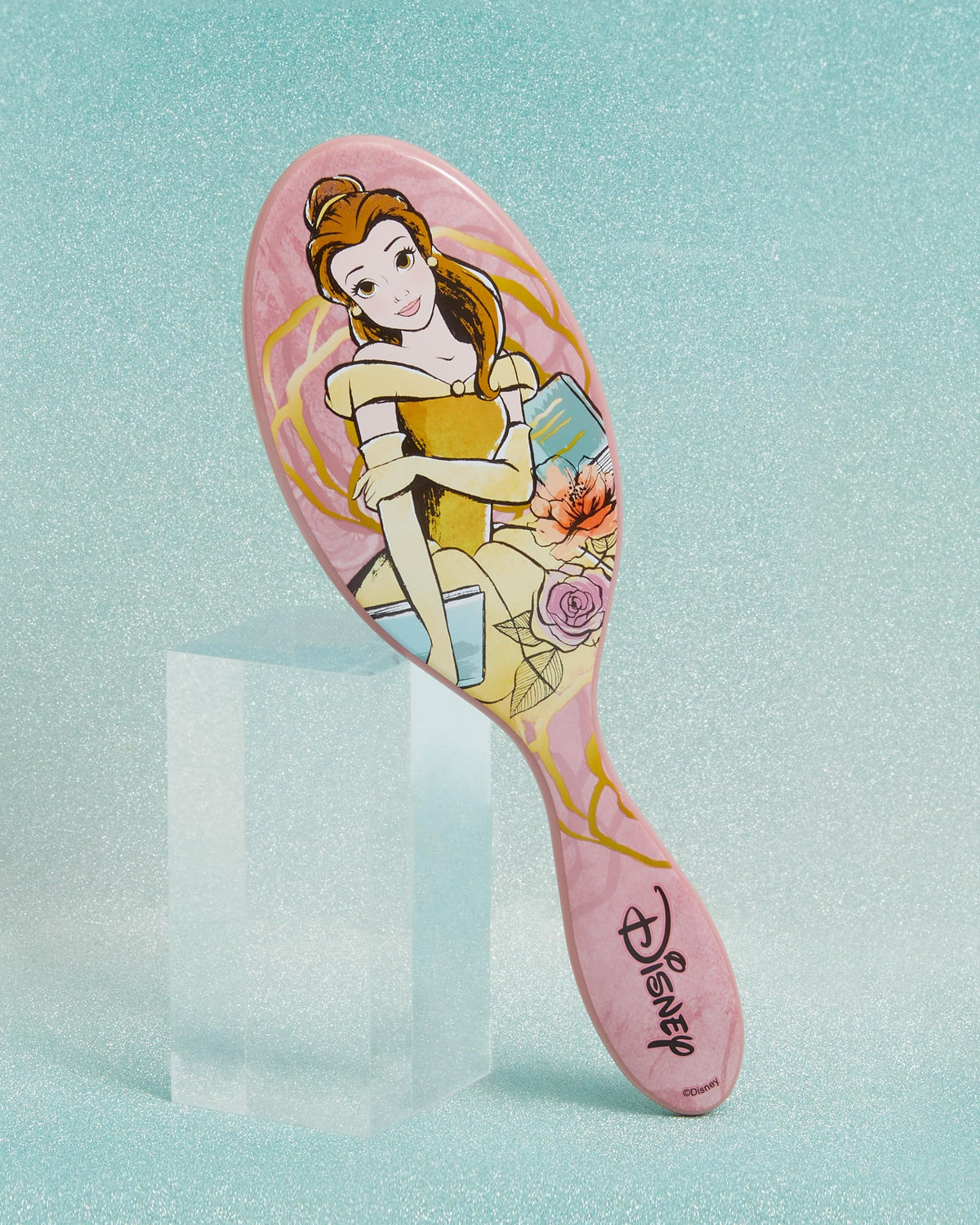 【 現貨 】迪士尼美女與野獸貝兒公主限量乾濕兩用鬆軟梳 Beauty and the Beast Belle Princess Comb Hair Brush