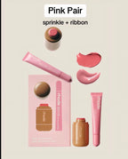 【 訂購 】Rhode 限量假日胭脂膏唇蜜套裝 sprinkle + ribbon 櫻花粉 - Cream Blush Lip set