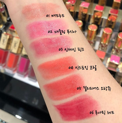 【 現貨 】 YSL 限量黑色桃心唇膏 Lipstick #2