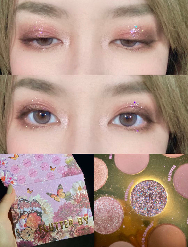 【 現貨 】芋奶咖啡眼影盤 FLUTTER BY Eyeshadow palette