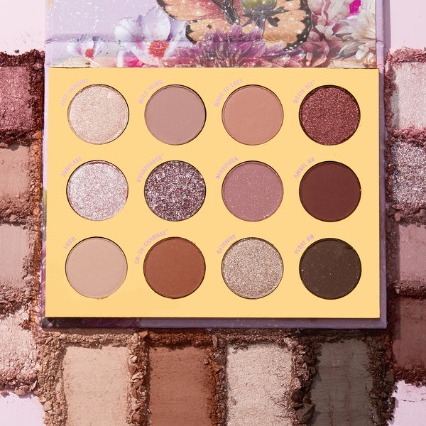 【 現貨 】芋奶咖啡眼影盤 FLUTTER BY Eyeshadow palette