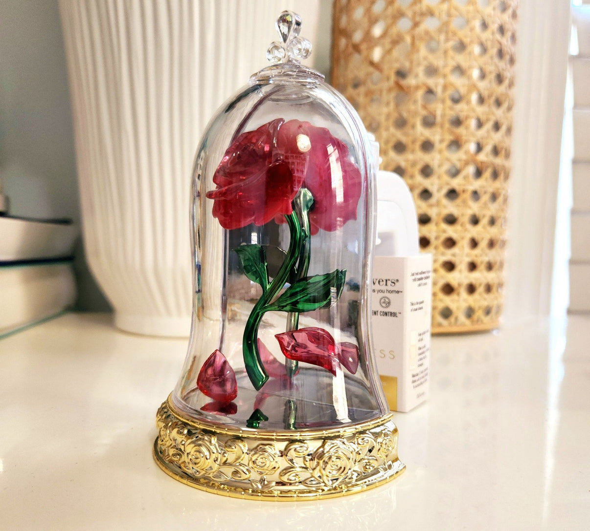 【 訂購 】迪士尼美女與野獸貝兒公主限量 發光插電香薰座 Beauty and the Beast Belle Princess Electric Scent Light Up