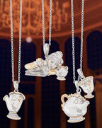 【 現貨 】迪士尼限量Belle美女與野獸貝兒茶壺太太頸鏈 Necklace