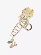 【 現貨 】迪士尼限量閃鑽貝殼耳環 Ariel Little Mermaid Shell Bling Bling Earrings (Copy)