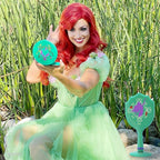 【 現貨 】迪士尼限量Ariel Little Mermaid美人魚發光燈+鏡 Mirror with Light