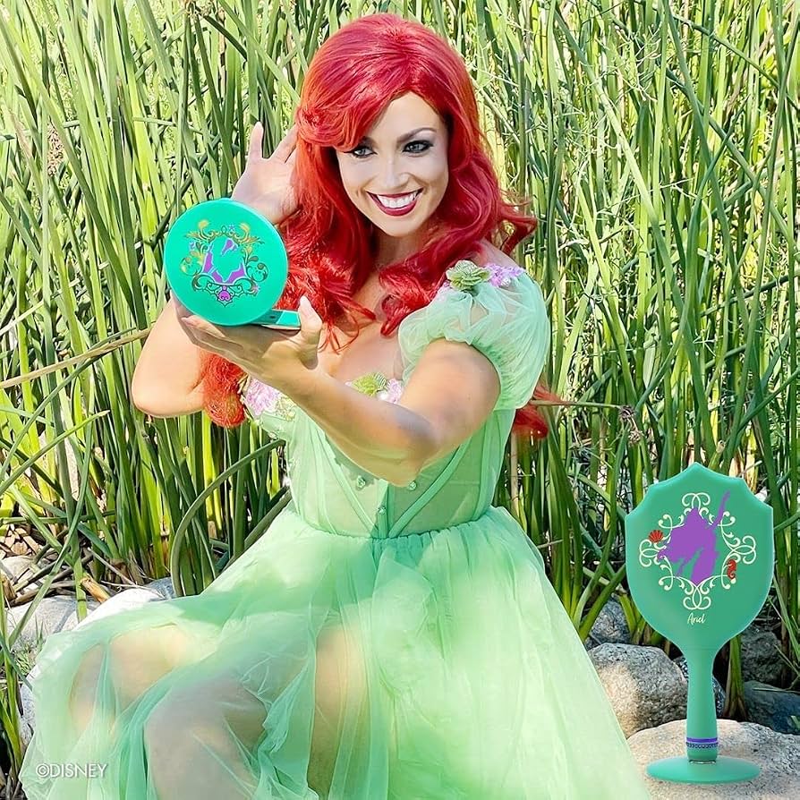【 現貨 】迪士尼限量Ariel Little Mermaid美人魚發光燈+鏡 Mirror with Light