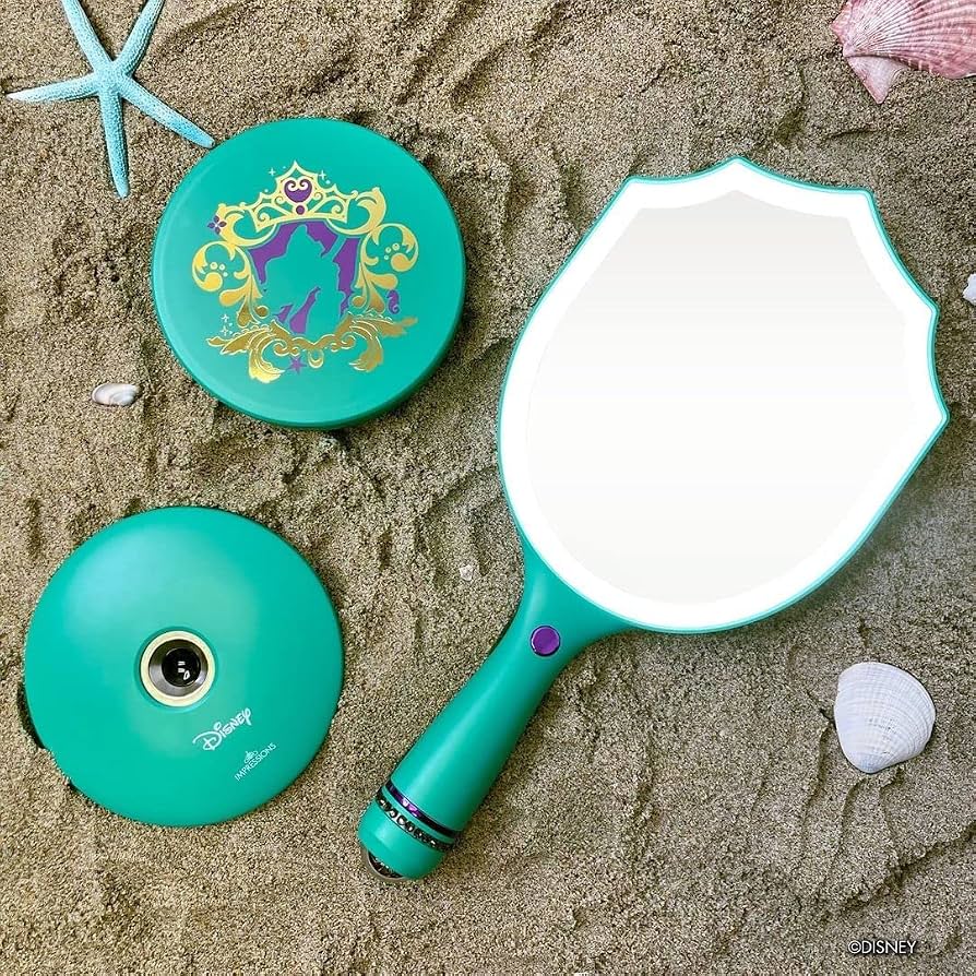 【 現貨 】迪士尼限量Ariel Little Mermaid美人魚發光燈+鏡 Mirror with Light