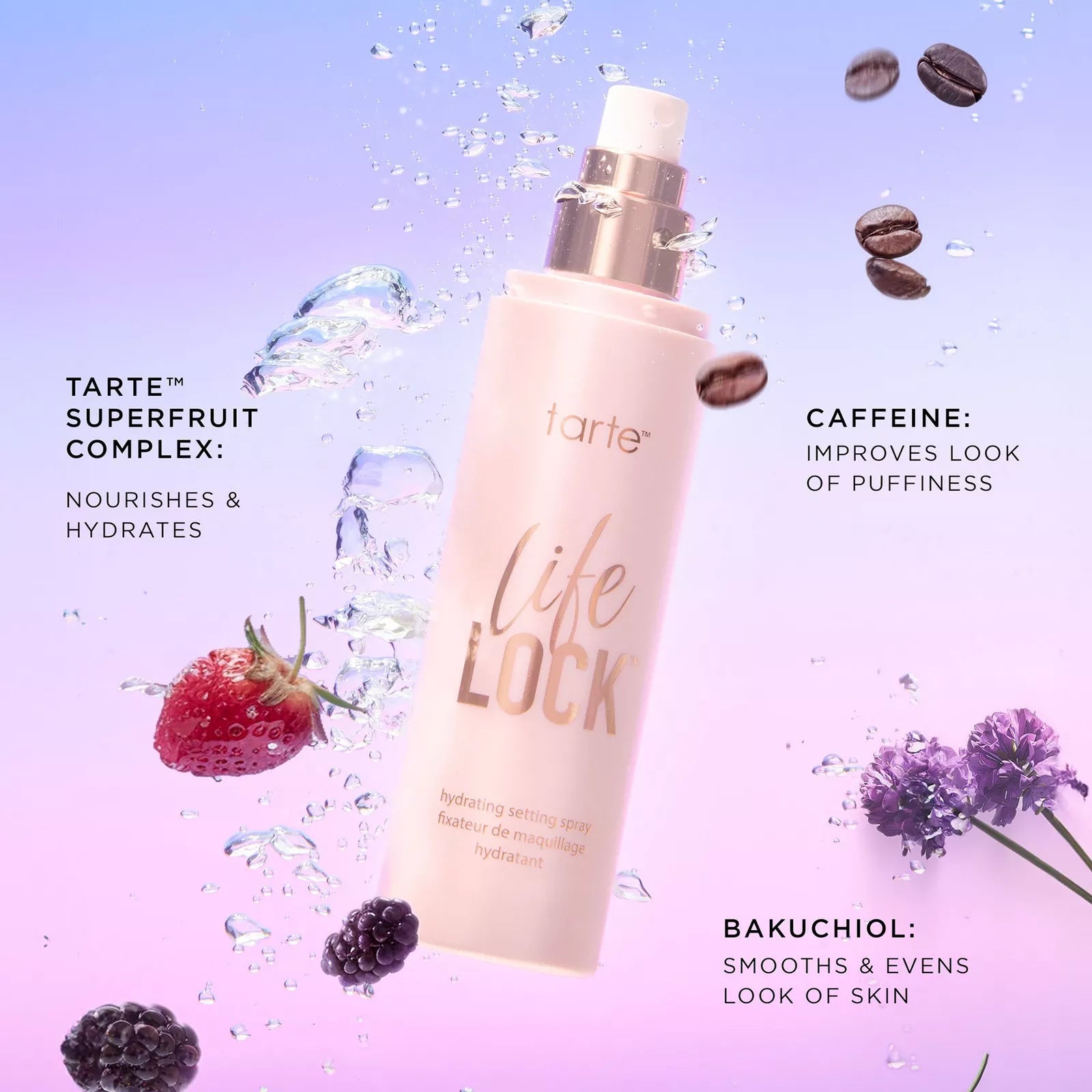 【 現貨 】 Tarte Life Lock防水保濕定妝噴霧 細