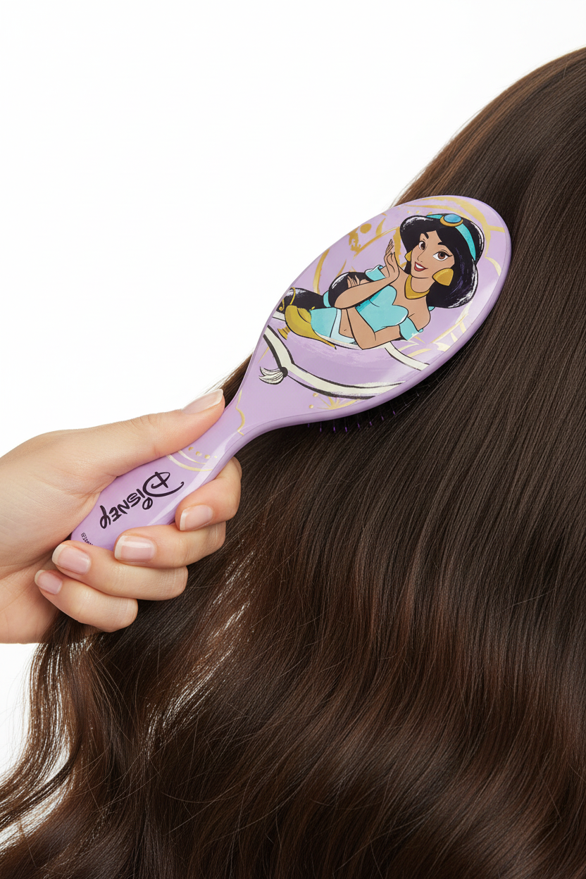 【 現貨 】迪士尼阿拉丁莉公主限量乾濕兩用鬆軟梳 Aladdin Jasmine Princess Comb Hair Brush