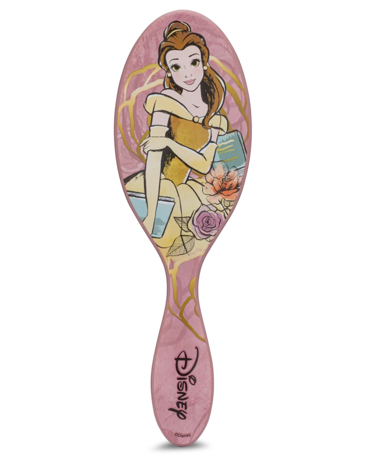【 現貨 】迪士尼美女與野獸貝兒公主限量乾濕兩用鬆軟梳 Beauty and the Beast Belle Princess Comb Hair Brush