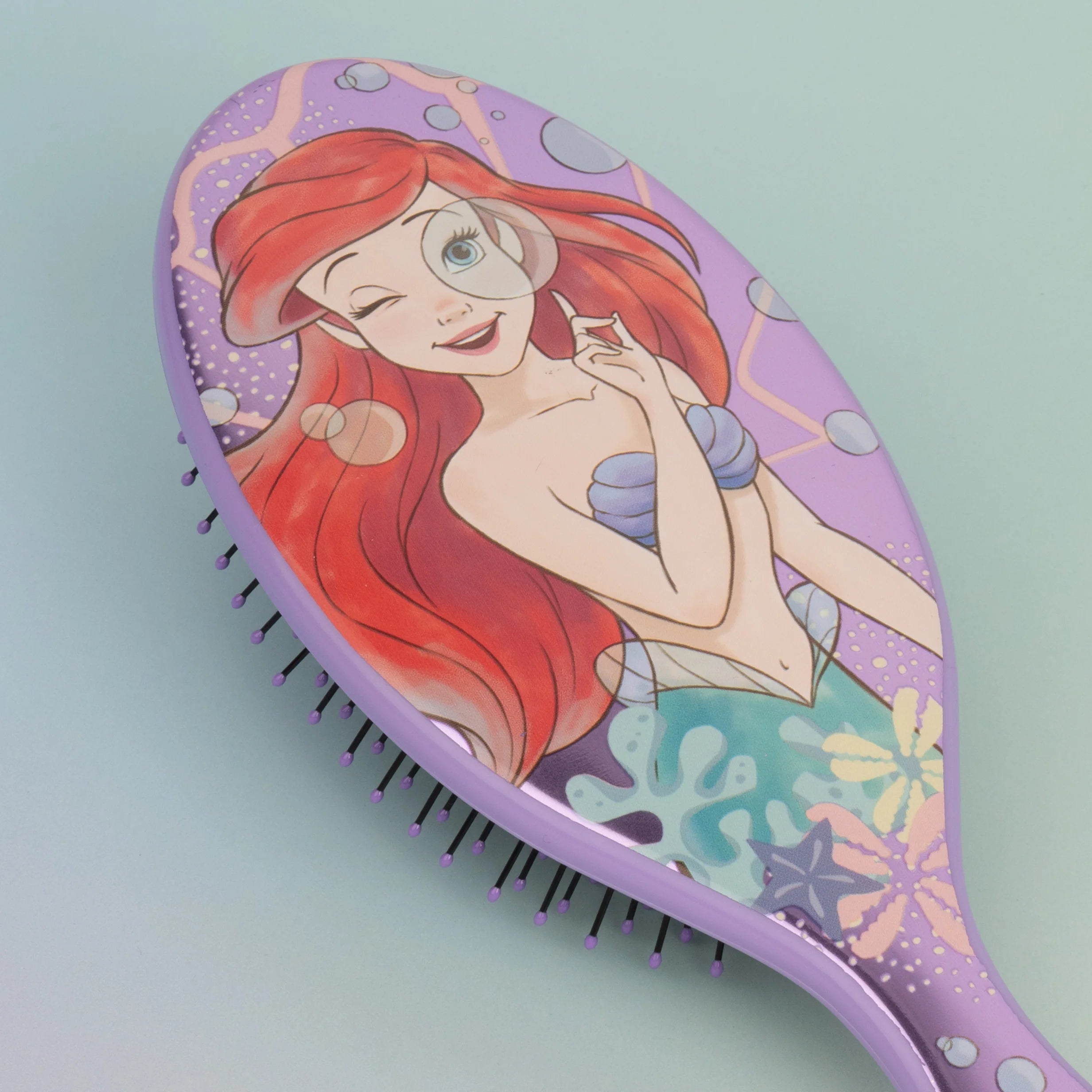 【 現貨 】迪士尼美人魚公主限量乾濕兩用鬆軟梳 Little Mermaid Ariel Princess Comb Hair Brush