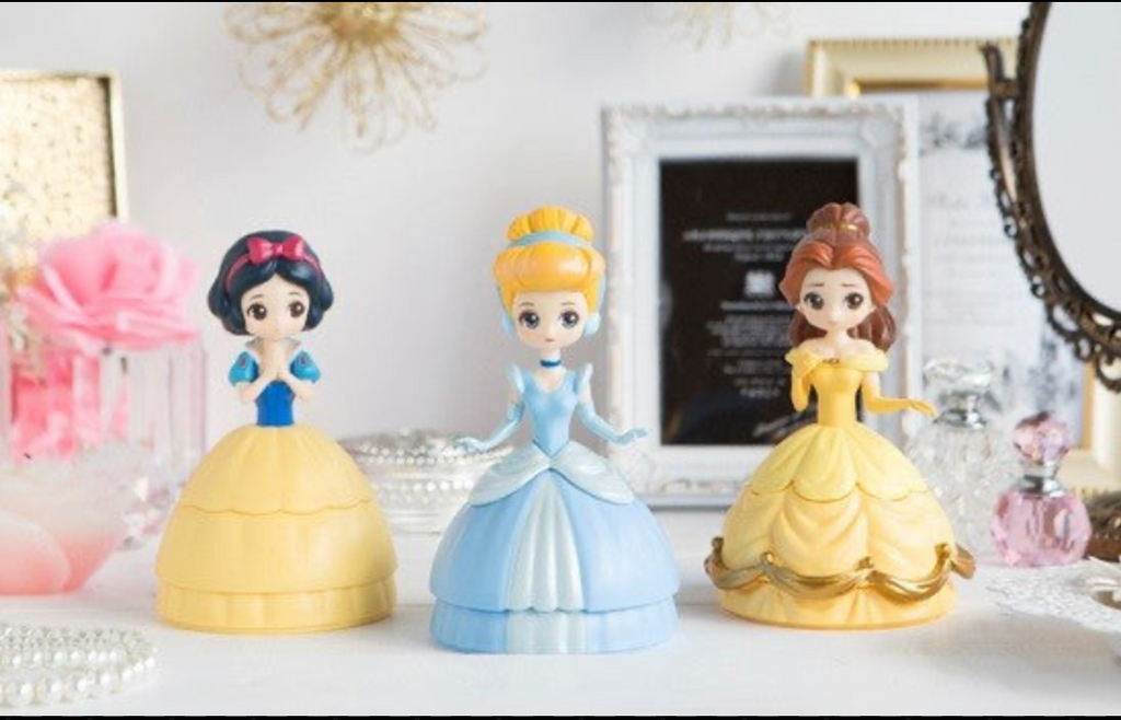 【 現貨 】日本迪士尼公主環保扭蛋擺設 - 貝兒 Belle - Beauty and the beast