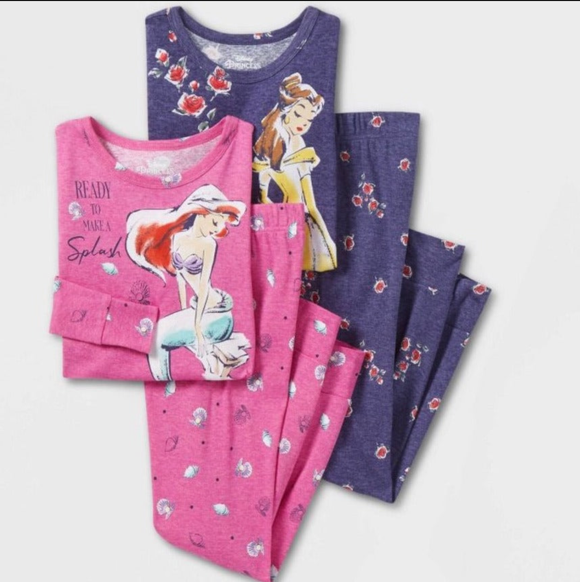 【 現貨 】迪士尼公主小朋友睡衣套裝（一套4件) Kids Pajama