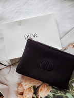 【 現貨 】迪奧限量寶藍色布面長方化妝包 Makeup Bag Limited Edition
