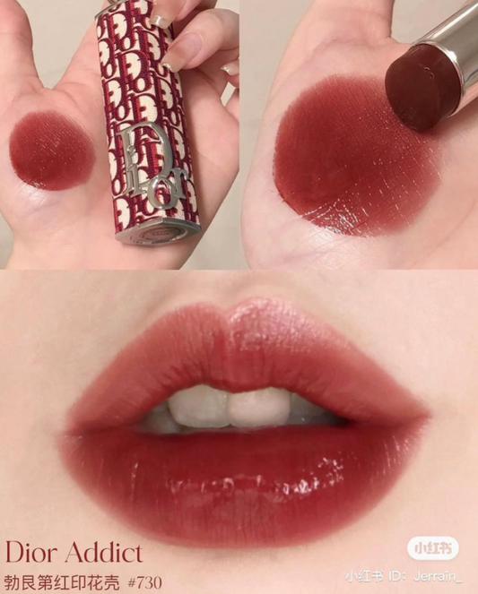 【 現貨 】迪奧限量紅白色刺繡唇膏殼 Lipstick Case
