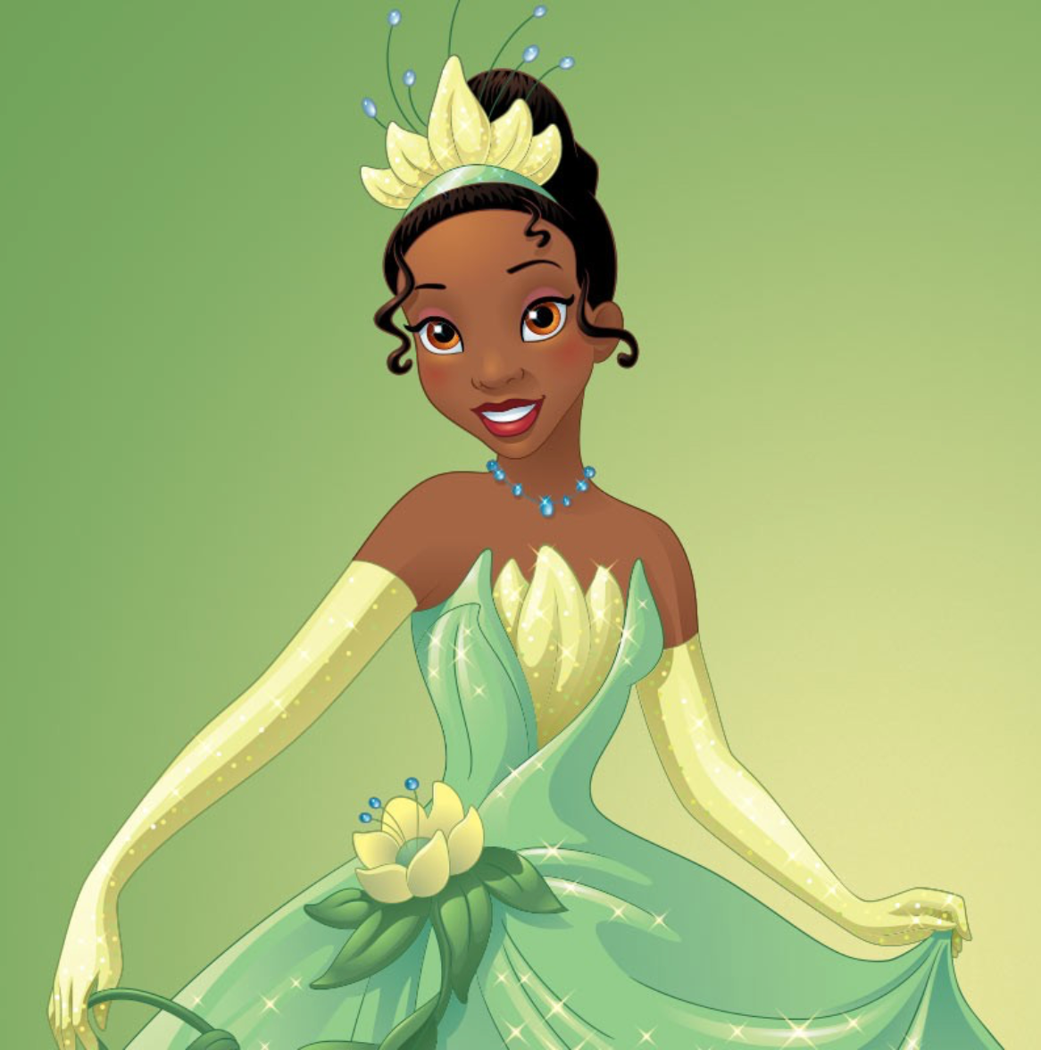 【 現貨 】迪士尼限量 公主與青蛙 Tiana 髮夾 Hair Clip