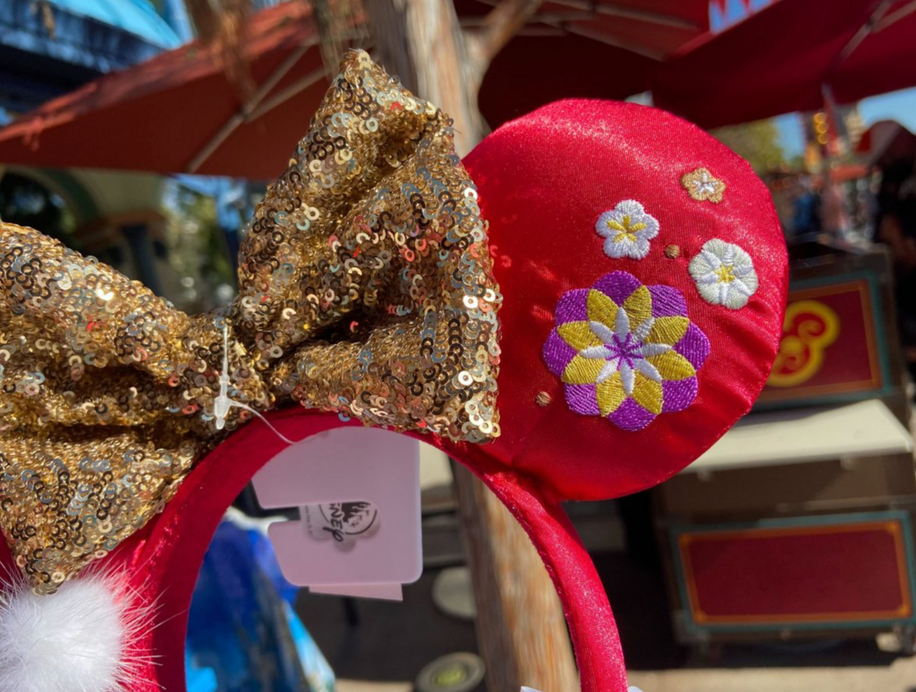 【 現貨 】迪士尼限量花木蘭 Mulan 櫻花耳仔頭箍 Mickey Ears