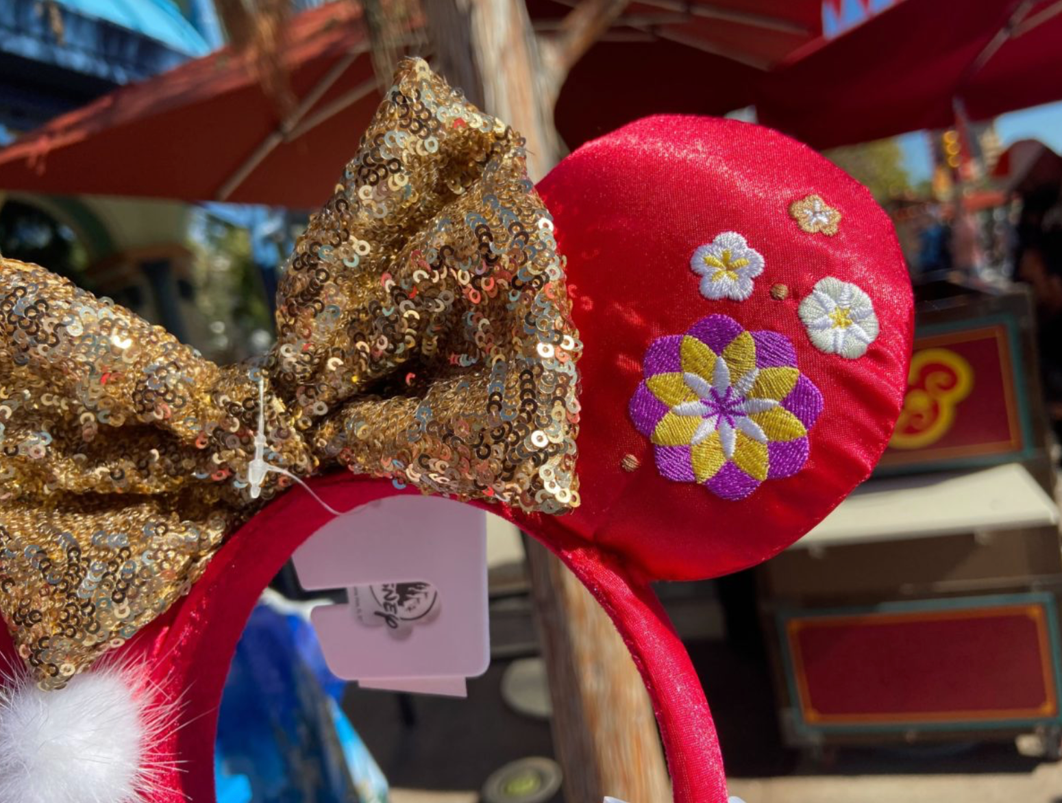 【 現貨 】迪士尼限量花木蘭 Mulan 櫻花耳仔頭箍 Mickey Ears