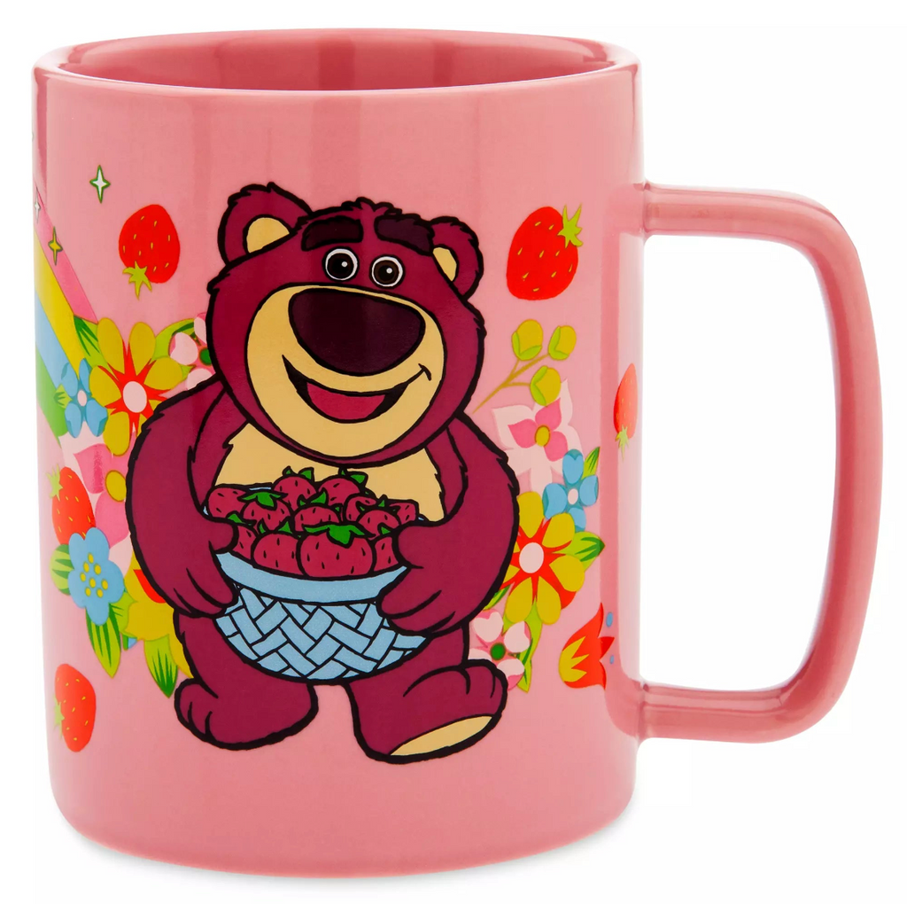 【 現貨 】迪士尼可愛勞蘇Lotso雙面水杯 連暖杯墊 Coffee Mug Cup