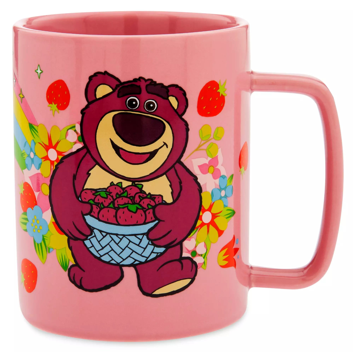 【 現貨 】迪士尼可愛勞蘇Lotso雙面水杯 連暖杯墊 Coffee Mug Cup