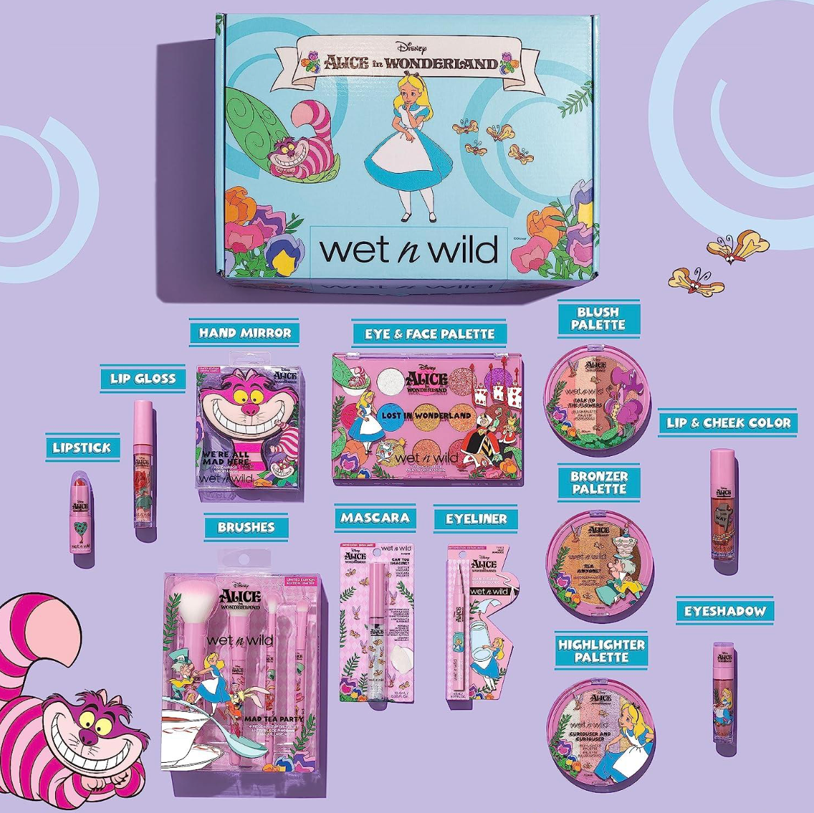 【 現貨 】迪士尼 限量 愛麗絲夢遊仙境化妝品系列 （散買）Alice In Wonderland Makeup