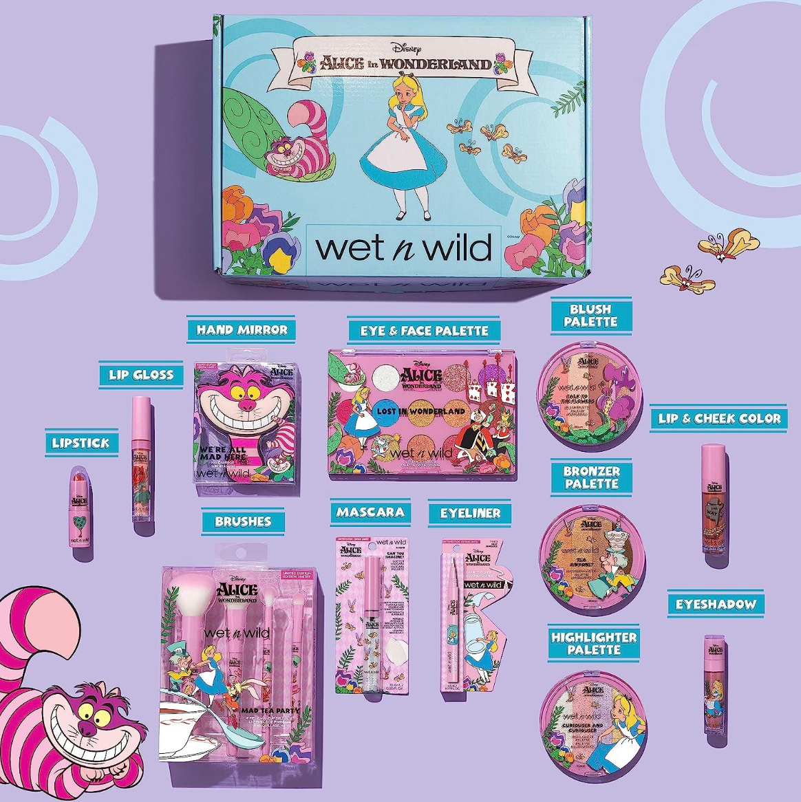 【 現貨 】迪士尼 限量 愛麗絲夢遊仙境化妝品套裝 Alice In Wonderland Makeup Gift Set  - 大禮盒