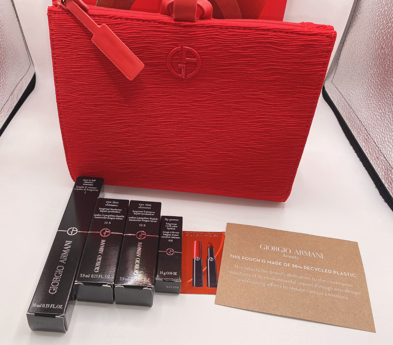 【 現貨 】阿瑪尼限量Full Size 4件眼唇套裝 Gift Set Limited Edition