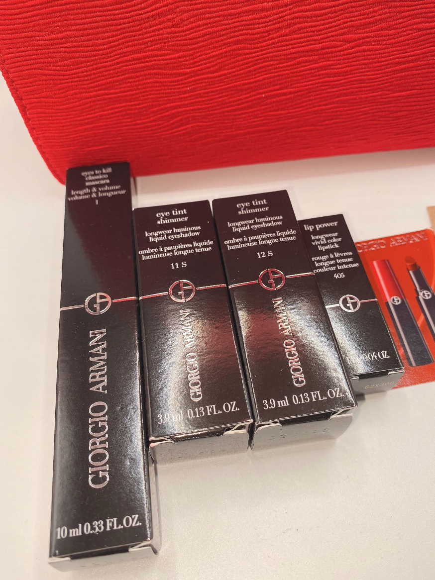 【 現貨 】阿瑪尼限量Full Size 4件眼唇套裝 Gift Set Limited Edition