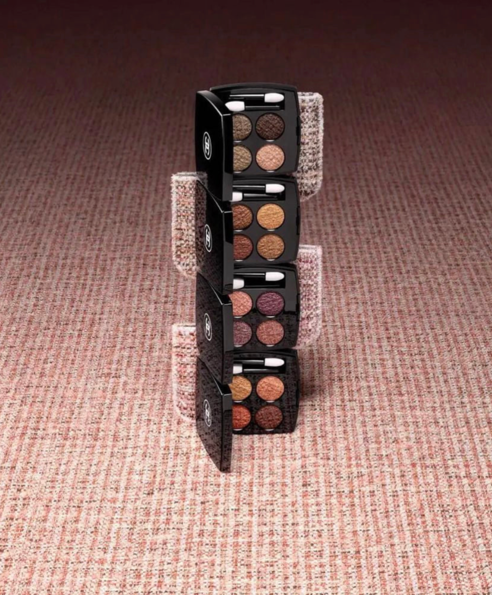 【 現貨 】 香奈兒 限量編織4色眼影 Tweed eyeshadow - 02紫雲