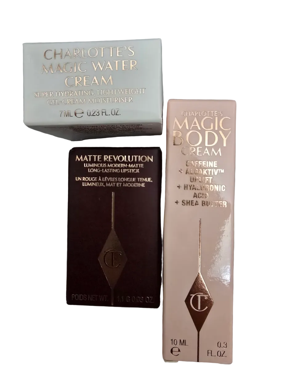 【 現貨 】Charlotte Tilbury套裝 (唇膏 Magic Water Cream Magic Body Cream）