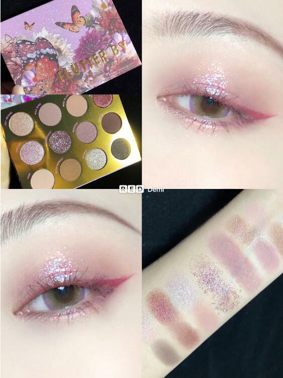 【 現貨 】芋奶咖啡眼影盤 FLUTTER BY Eyeshadow palette