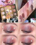 【 現貨 】芋奶咖啡眼影盤 FLUTTER BY Eyeshadow palette