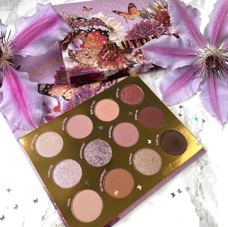 【 現貨 】芋奶咖啡眼影盤 FLUTTER BY Eyeshadow palette