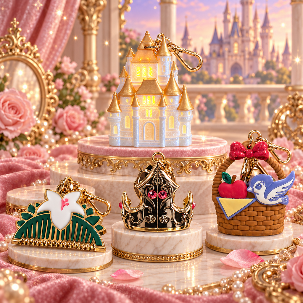 【 現貨 】迪士尼限量睡公主發光消毒液套鎖匙扣 Sleeping Beauty Aurora pocket keychain