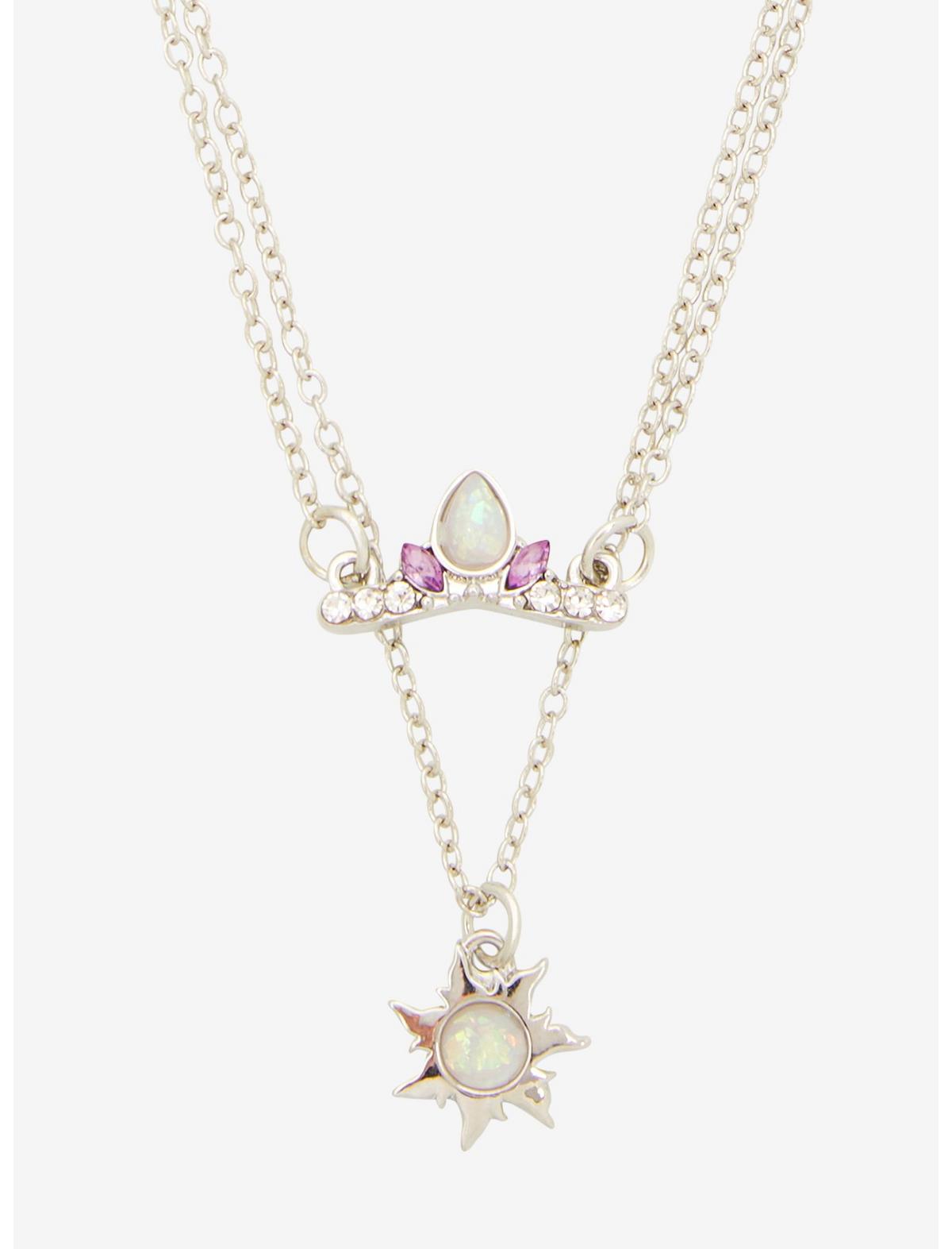 Rapunzel Crown Necklace and Bracelet, Tangled Princess Jewelry, Princess  Crown Necklace | Aksesuarlar