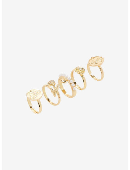 【 現貨 】Disney 迪士尼美女與野獸貝兒戒指套裝 Beauty and The Beast Belle ring set