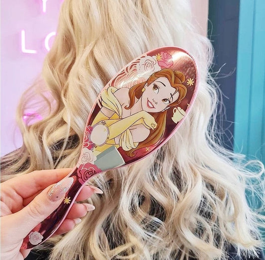 【 現貨 】Disney Belle 迪士尼貝兒公主限量乾濕兩用鬆軟梳 Comb Brush