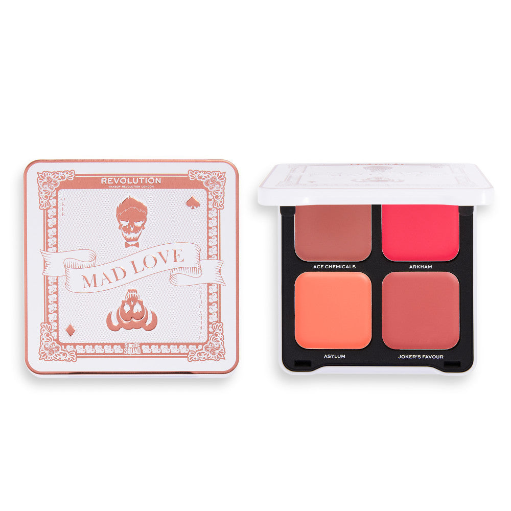 【 現貨 】DC X Mad Love 限量小丑 & 小丑女4色胭脂盤 Cream Blush Quad